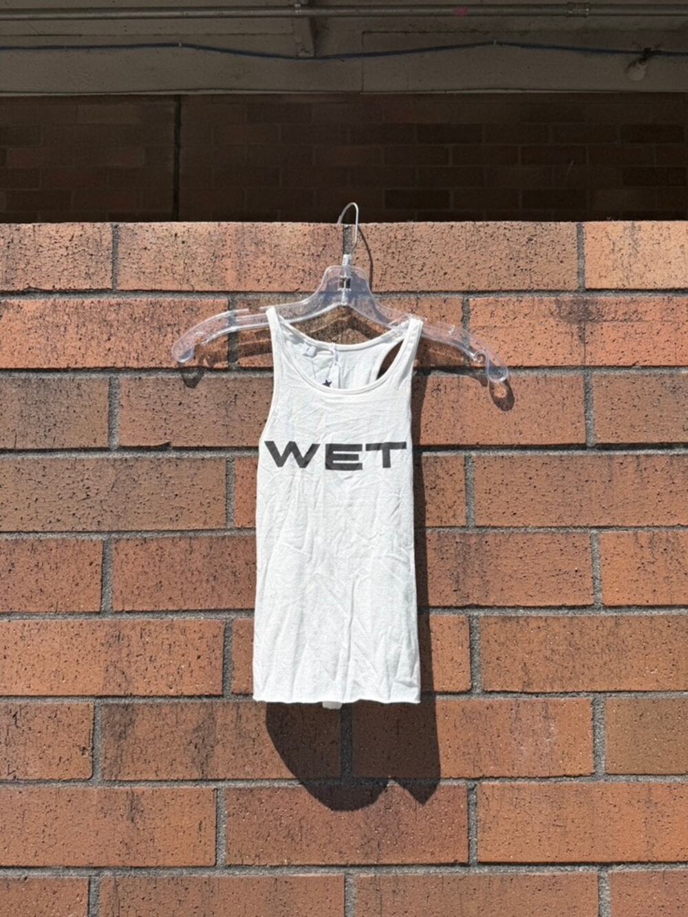 Women's Yeezy x Mowalola Wet Tank Top White YZY Gap TT